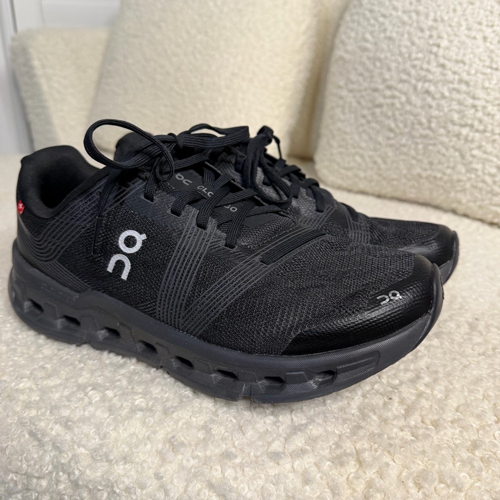 ON WOMEN'S CLOUDGO Black Eclipse Running Shoes Cl… - image 4